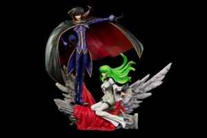 Code Geass: Lelouch Of The Rebellion Statua 1:6 Zero & C.c. 38 Cm Kitsune Statua