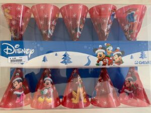 COLLANA A FORMA DI CONO CON 10 LUCI MICKEY & CO. ADDOBBI NATALE