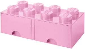 CONTENITORE LEGO BRICK 8 CASSETTO ROSA LEGO - GADGET