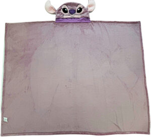 COPERTA IN PILE CON CAPPUCCIO DISNEY STITCH ANGEL DISNEY STITCH - ACCESSORI