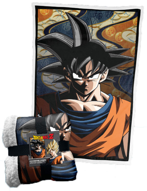 COPERTA SHERPA DRAGON BALL Z GOKU ANIME DRAGON BALL - ACCESSORI