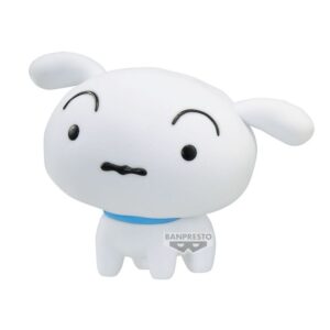 Crayon Shinchan Shiro Fluffy Puffy Figura A 8cm Banpresto