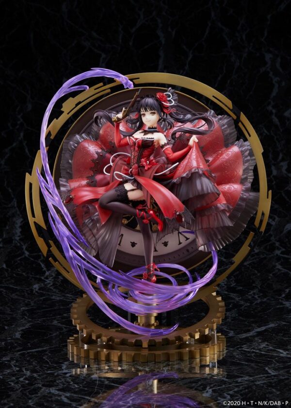 Date A Bullet Pvc Statua 1/7 Kurumi Tokisaki: Pigeon Blood Ruby Dress Ver. 33 Cm Estream
