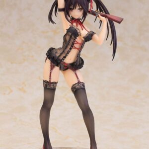 Date A Live Statua 1/7 Kurumi Tokisaki Lingerie Ver. Black Special Edition 24 Cm Alphamax