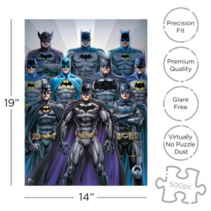 Dc Comics Batman Suits 500 Pezzi Puzzle Puzzle Aquarius Ent