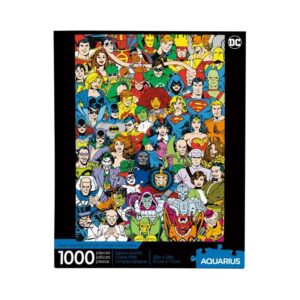 Dc Comics Jigsaw Puzzle Retro Cast (1000 Pezzi) Aquarius