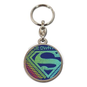 Dc Comics Metal Portachiavi Superman Logo 7 Cm Sd Toys