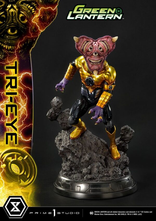 Dc Comics Statua 1/3 Sinestro Corps Tri-eye 54 Cm Prime 1 Studio