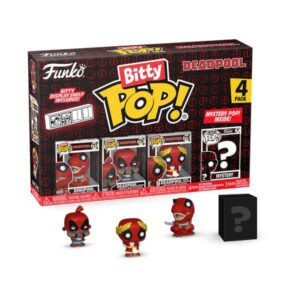 Deadpool Bitty Pop! Vinile Figura 4-pack Dinopool 2,5 Cm Funko