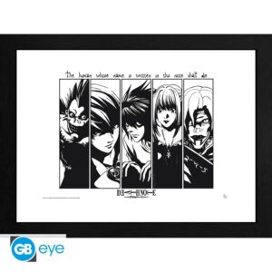 DEATH NOTE - Framed print "Usual Suspects" (30x40)