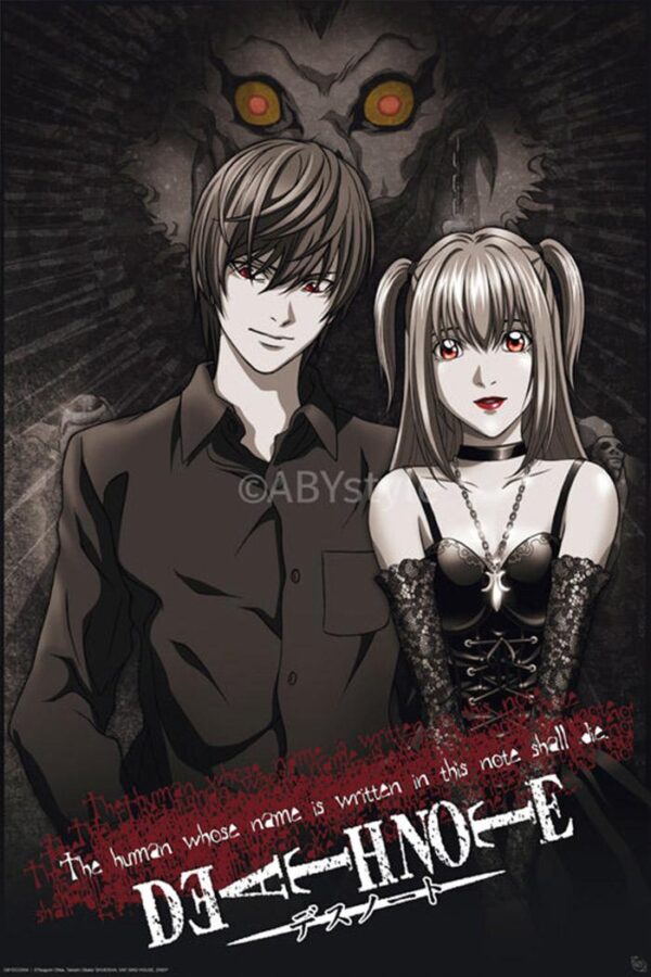 Death Note Poster Maxi Light e Misa 91.5 x 61 cm Gbeye