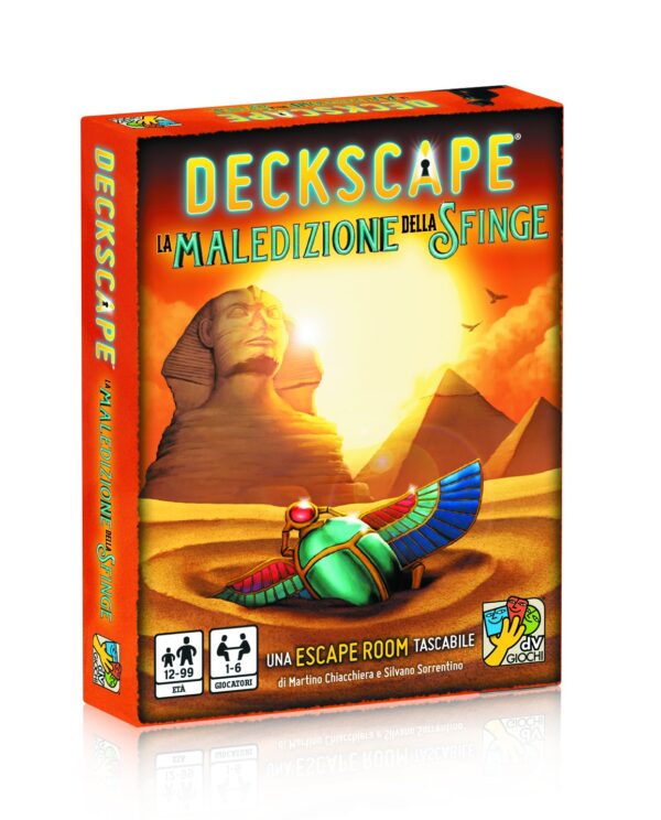 DECKSCAPE - LA MALEDIZIONE DELLA SFINGE Gioco da Tavolo