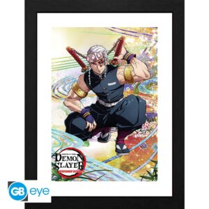 DEMON SLAYER - Framed print "Tengen" (30x40)