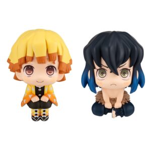 Demon Slayer: Kimetsu No Yaiba Look Up Pvc Statua Zenitsu Agatsuma Smile Ver. & Inosuke Hashibira Bossy Ver. 11 Cm (with Regalo)