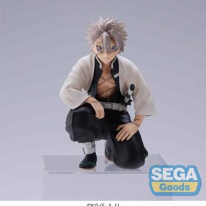 Demon Slayer: Kimetsu No Yaiba Pm Perching Pvc Statua Sanemi Shinazugawa (hashira Meeting) 11 Cm Sega