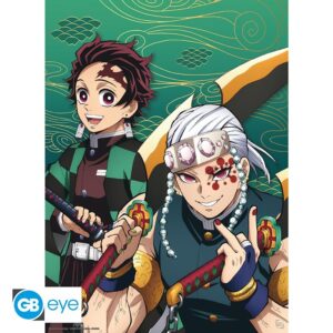 DEMON SLAYER - Poster Chibi 52x38 - Tanjiro & Tengen