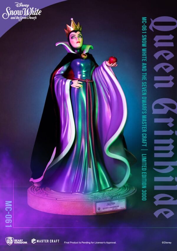 Disney Biancaneve E The Seven Dwarfs Master Craft Statua Queen Grimhilde 41 Cm Beast Kingdom Toys