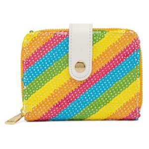 Disney By Portafoglio Sequin Arcobaleno Minnie Loungefly