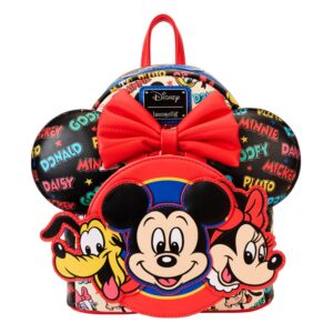 Disney By Loungefly Zaino & Fascia Per Capelli Set Mickey & Friends Loungefly