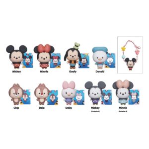 Disney Ciondolo Pvc Bag Clips Mickey & Friends  Con Figure Int.