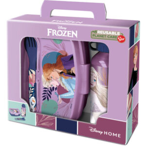 Disney Frozen Set Sandwich Maker Posate + Aluminium Bottiglia 400ml Stor