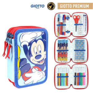 Disney Mickey Mouse Giotto Astuccio Triplo 13 x 20 cm Cerdà