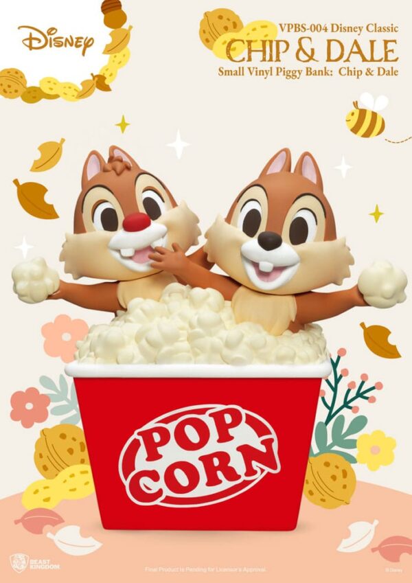 Disney Piggy Vinile Bank Chip & Dale 24 Cm Beast Kingdom Toys