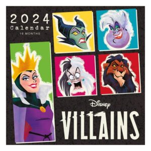 Disney Villains Calendar 2024 Once I Was Alone Pyramid International