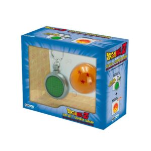 Dragon Ball Set Regalo Portachiavi Radar con Suono e Sfera del Drago N. 4 5,6 cm Abystyle