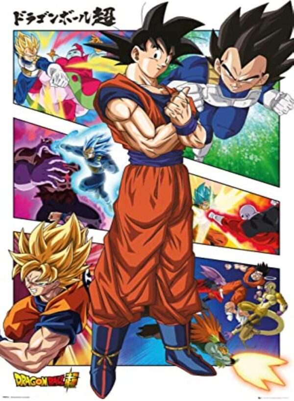 Dragon Ball Super Personaggi Principali Poster Maxi 91.5x61 Gbeye