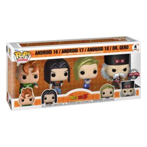 Dragon Ball Z Pop! Animation Vinile Figura 4-pack Androidi 9 Cm Funko