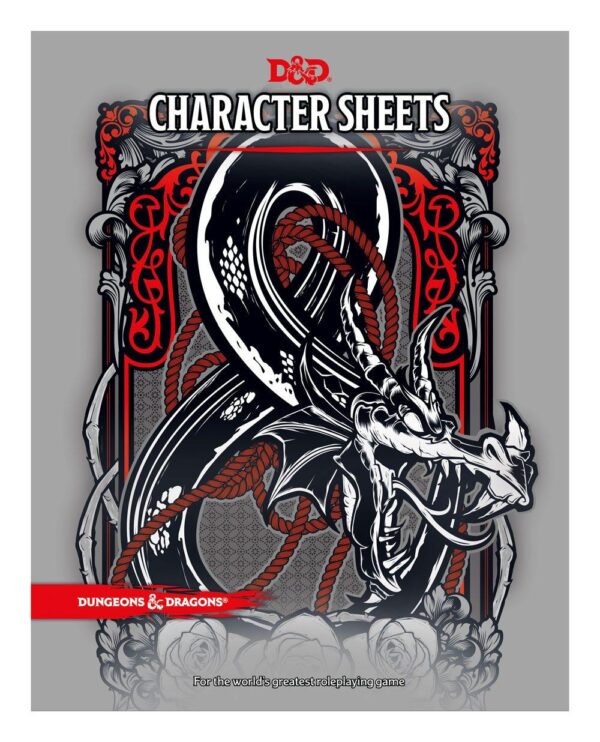 Dungeons & Dragons Rpg Character Fogli (24) English Wizards Of The Coast