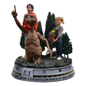 E.t. The Extra-terrestrial Deluxe Art Scale Statua 1/10 E.t., Elliot E Gertie 19 Cm Iron Studios