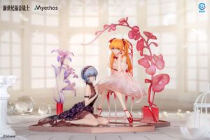 Evangelion Pvc Statua 1/7 Rei Ayanami & Asuka Shikinami Langley: Whisper Of Flower Ver. Set Myethos