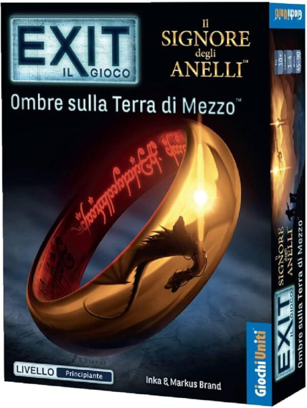 Exit: Ombre Sulla Terra Di Mezzo (ITA) Gioco da Tavolo 12+ Giochi Uniti