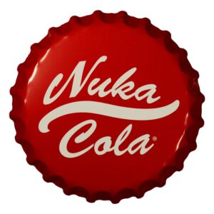 Fallout Tin Sign Nuka-cola Tappo Di Bottiglia Fanattik