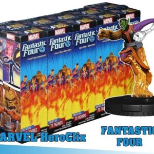 Fantastici 4 Booster Brick Personaggio a Sorpresa Wizkids Scatola Rovinata