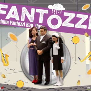 Fantozzi Cinemini Statua Famiglia Ragioniere Ugo Fantozzi 10 Cm Infinite Statue