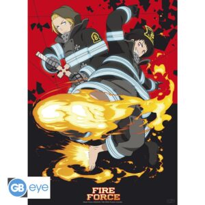 FIRE FORCE - Poster Chibi 52x38 - Shinra & Arthur