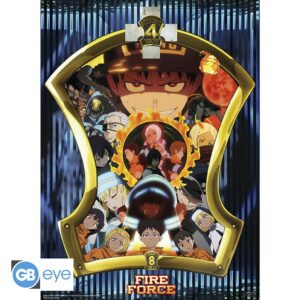 FIRE FORCE - Poster Chibi 52x38 - Special Fire Forces