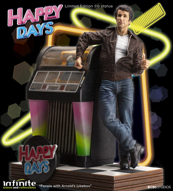 Fonzie Happy Days O&r 1/6  Resin Statua Statua Infinite Statue