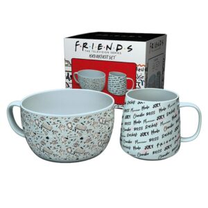 Friends - Set Colazione Tazza + Ciotola - Doodle