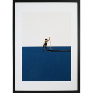 GBEYE - Framed print "Fishing for compliments by Maarte" (50x70cm)