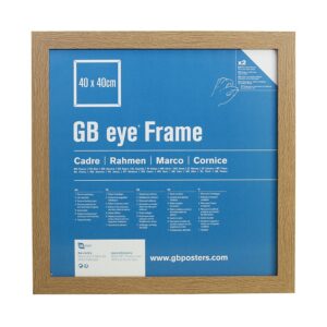 GBEYE - MDF Oak Frame - 40 x 40cm -