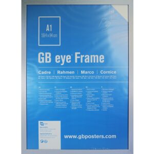 GBEYE - MDF Silver Frame - A1 - 59.4 x 84.1cm -