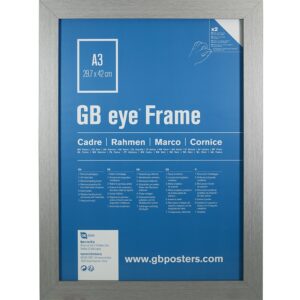 GBEYE - MDF Silver Frame - A3 - 29.7 x 42cm -