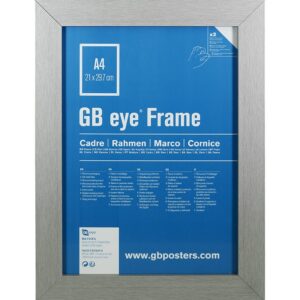 GBEYE - MDF Silver Frame - A4 - 21 x 29,7cm -