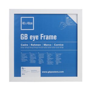 GBEYE - MDF White Frame - 40 x 40cm -