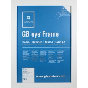 GBEYE - MDF White Frame - A3 - 29.7 x 42cm -