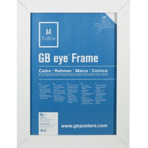 GBEYE - MDF White Frame - A4 - A4 - 21 x 29,7cm -